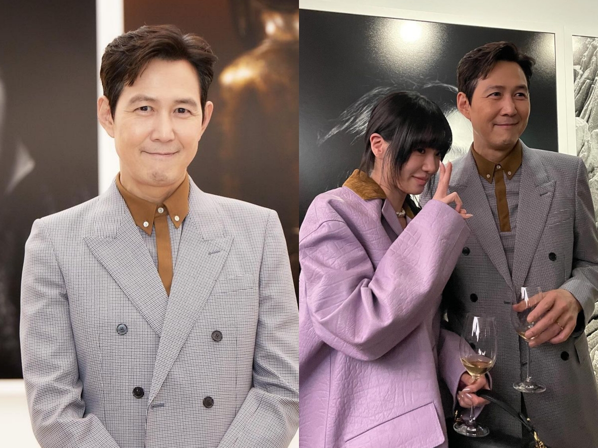 『イカゲーム』俳優イ・ジョンジェ、続編に期待が募る共演女優とのツーショット公開【PHOTO】