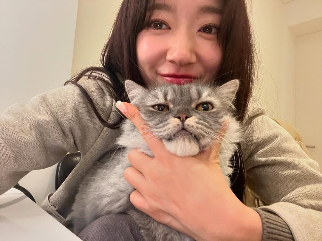 女優パク・シネ、愛猫との穏やかなひとときに“ほっこり”。「可愛すぎるでしょ」【PHOTO】