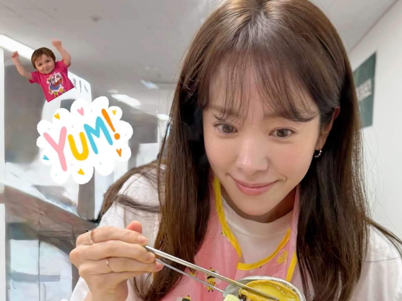 『イ・サン』女優ハン・ジミン、満腹で寝る姿も“かわいい！”共演したソン・ソックからの差し入れに大喜び【PHOTO】
