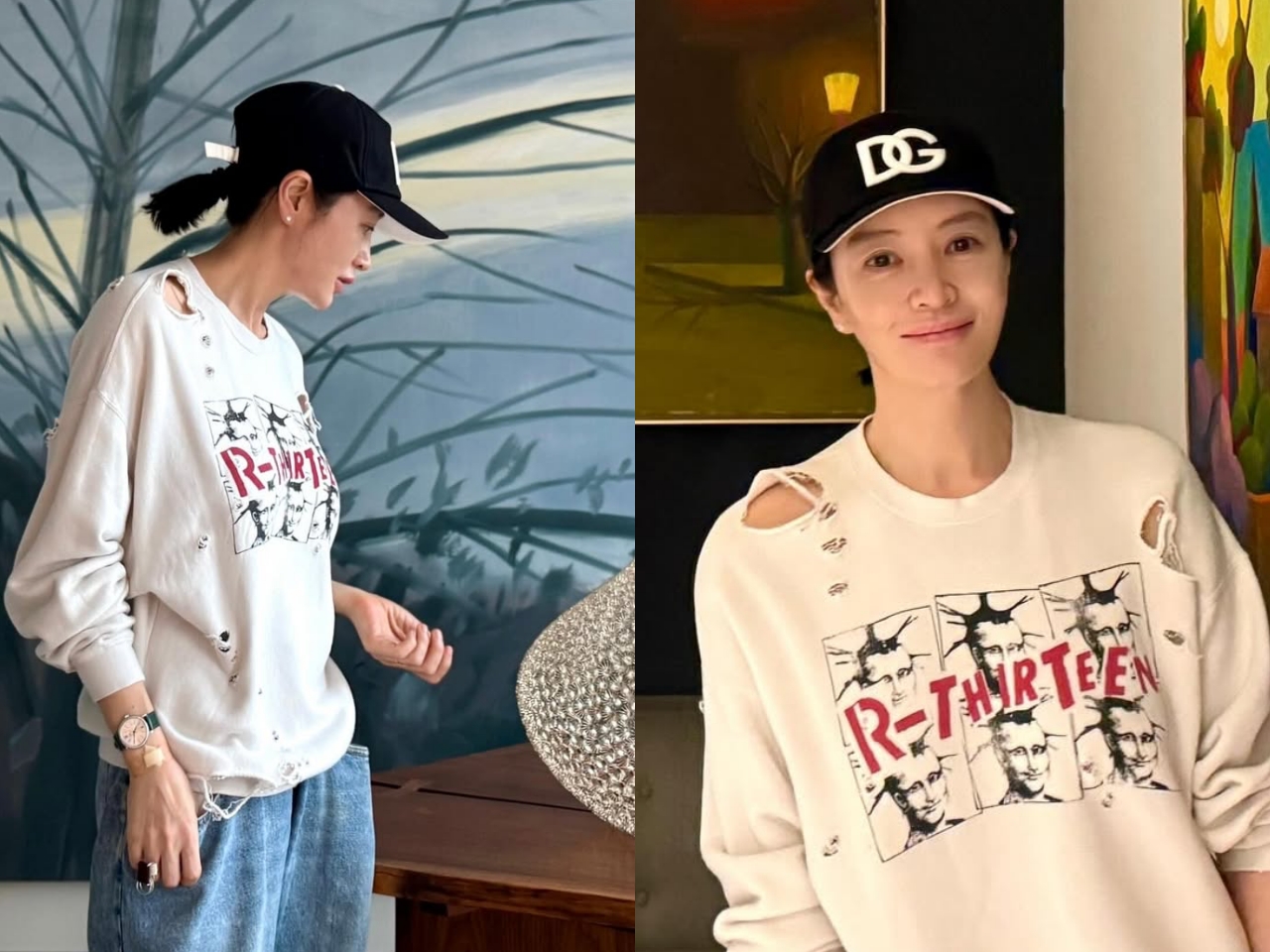 55歳女優キム・ヘスの隠しきれない存在感…“大学生のような”お出かけショット【PHOTO】
