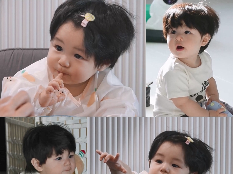 俳優シム・ヒョンタクの愛息ハルちゃん、人生初のパスタに「ルンルン」