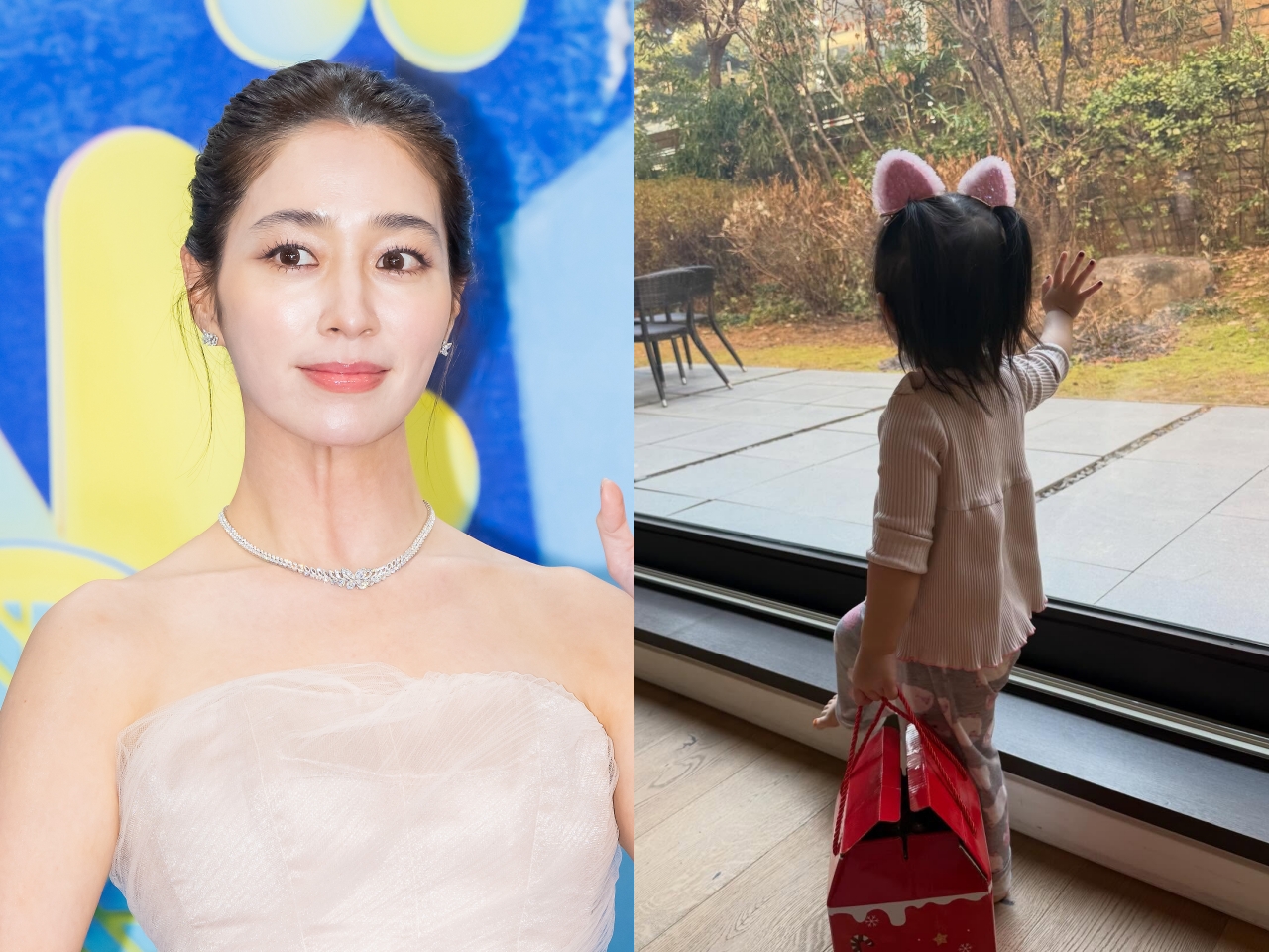 女優イ・ミンジョン、“猫耳つけた”愛娘の写真を公開！「サンタさんが来たんだ」【PHOTO】