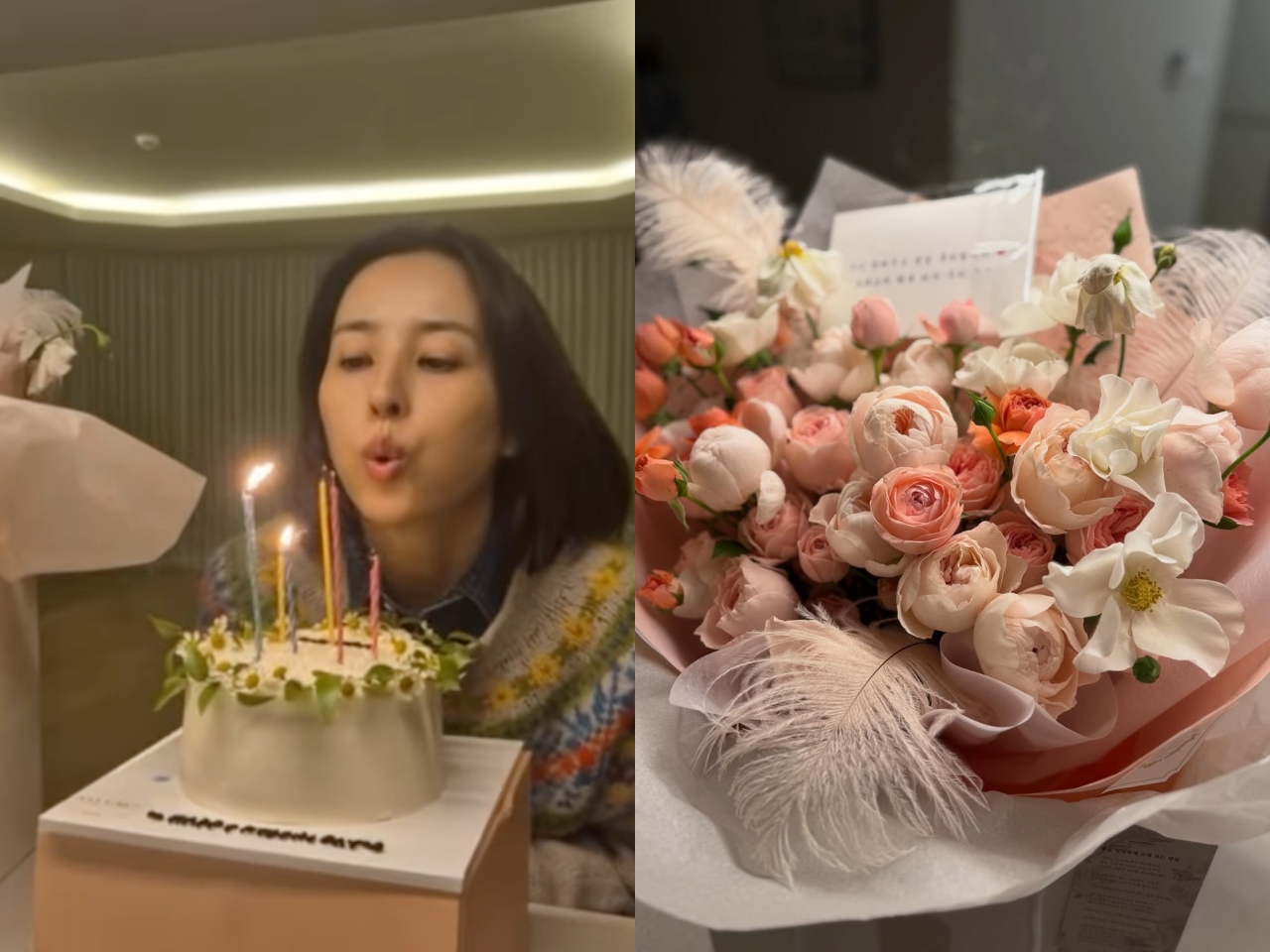 『朱蒙』女優ハン・ヘジン、幸せな44歳の誕生日！花束から感じ取れる“夫婦仲の良さ”【PHOTO】